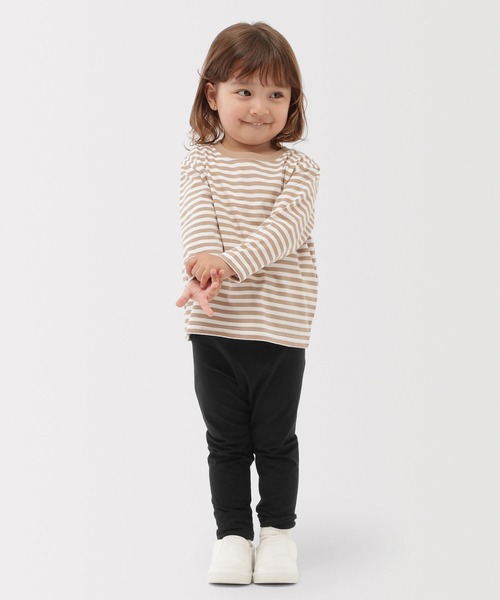 無印良品(ムジルシリョウヒン)の「ベビー おなかすっぽりストレッチ十分丈レギンス(レギンス/スパッツ・キッズ・カーキ系/チャコールグレー/ブラック・80/90/100)」の8枚目の写真