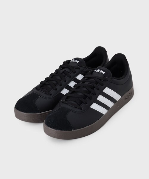 adidas(アディダス)の「adidas アディダス VL COURT BASE(スニーカー・メンズ・オフホワイト/ブラック・75/65)」の2枚目の写真