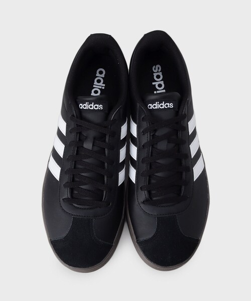 adidas(アディダス)の「adidas アディダス VL COURT BASE(スニーカー・メンズ・オフホワイト/ブラック・75/65)」の5枚目の写真