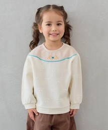 ジャネットリボンジャカード長袖トップス