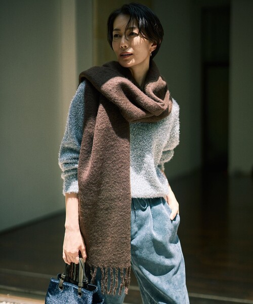 自由区(ジユウク)の「ソフトコーデュロイワイド パンツⅡ(その他パンツ・レディース・アイボリー系/ブラック系/ブルー系・32)」の10枚目の写真