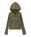 X-girliGbNXK[j́uFADED WOVEN MIX KNIT HOODIEip[J[jvbI[u