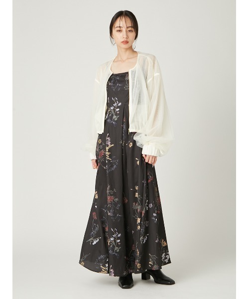 FRAY I.D(フレイアイディー)の「シアーボリュームブルゾン(ブルゾン・レディース・オフホワイト/ブラック・0/1)」の13枚目の写真