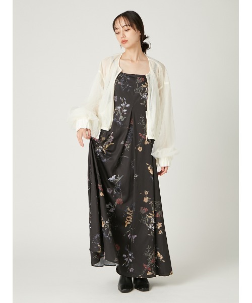 FRAY I.D(フレイアイディー)の「シアーボリュームブルゾン(ブルゾン・レディース・オフホワイト/ブラック・0/1)」の14枚目の写真