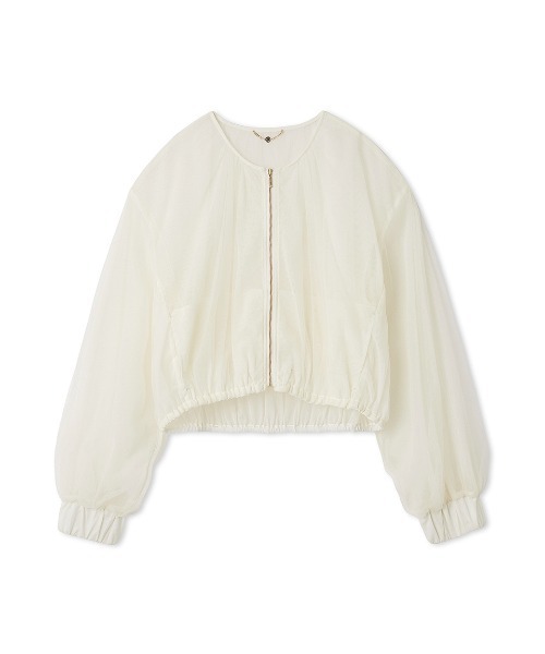 FRAY I.D(フレイアイディー)の「シアーボリュームブルゾン(ブルゾン・レディース・オフホワイト/ブラック・0/1)」の16枚目の写真