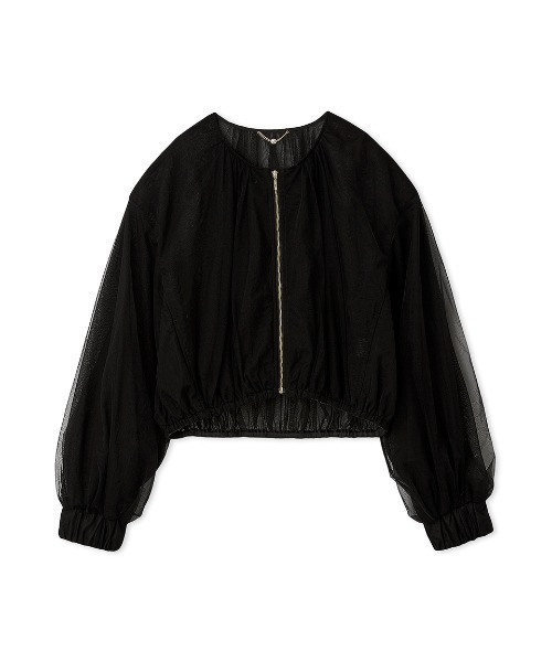 FRAY I.D(フレイアイディー)の「シアーボリュームブルゾン(ブルゾン・レディース・オフホワイト/ブラック・0/1)」の17枚目の写真