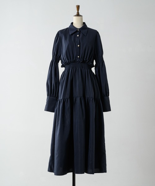 Retro Classical Long Dress / レトロクラシカルロングワンピース