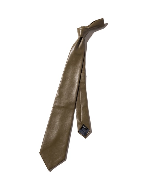 Synth Leather Tie / シンセレザータイ（ネクタイ）｜glamb（グラム