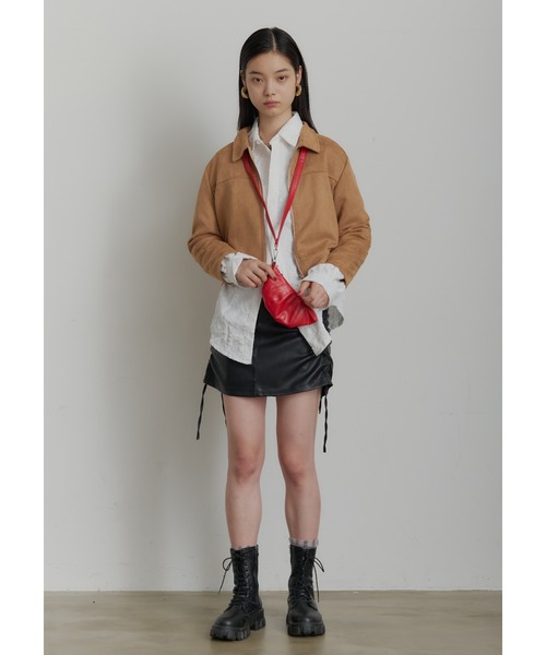 SEN TOKYO(セントーキョー)の「ミニネッククロスボディ クロワッサンバッグ(ショルダーバッグ・レディース・ホワイト/ブラック/ブラウン/レッド/シルバー/ブルー・FREE)」の9枚目の写真