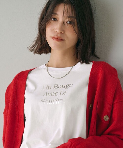 セール】【WEB限定】＜at ease＞グラフィック ロングスリーブ Tシャツ
