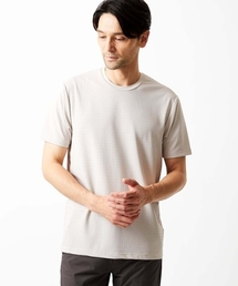 MK MICHEL KLEIN HOMME  | 【接触冷感】ティサ―ジュジャガードカットソー(Tシャツ/カットソー)
