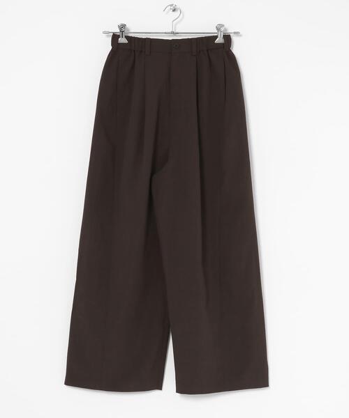 EKAL(エカル)の「『UR TECH』租毛ライク ツイストシームパンツ(その他パンツ・レディース・チャコールグレー/ブラウン・ONE)」の13枚目の写真