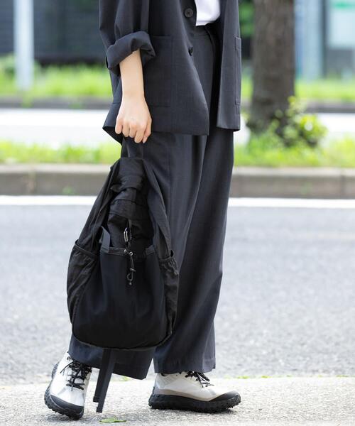 EKAL(エカル)の「『UR TECH』租毛ライク ツイストシームパンツ(その他パンツ・レディース・チャコールグレー/ブラウン・ONE)」の21枚目の写真