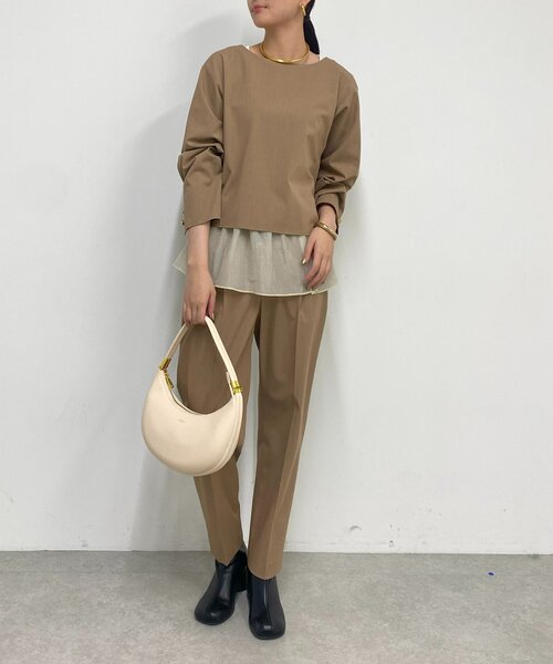 ラウンジドレス ペプラムレイヤードブラウス LOUNGEDRESS（ラウンジドレス）の「ペプラムレイヤードブラウス