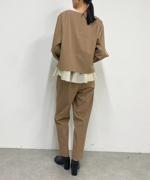 ラウンジドレス ペプラムレイヤードブラウス LOUNGEDRESS（ラウンジドレス）の「ペプラムレイヤードブラウス