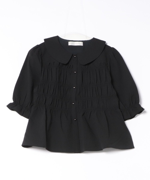 31 Sons de mode（トランテアン　ソン　ドゥ　モード）の「一部店舗限定 シャーリングペプラムブラウス（シャツ/ブラウス・レディース・ブラウン/ピンク/ブラック・ﾌﾘ-）」の17枚目の写真