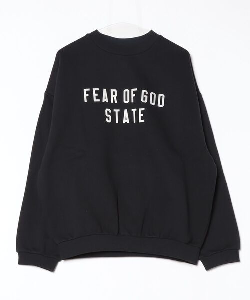FOG ESSENTIALS(エフオージーエッセンシャルズ)の「ESSENTIALS/エッセンシャルズ/CREWNECK FLEECE(スウェット・メンズ・ブラック・S/M/L/XS)」の1枚目の写真