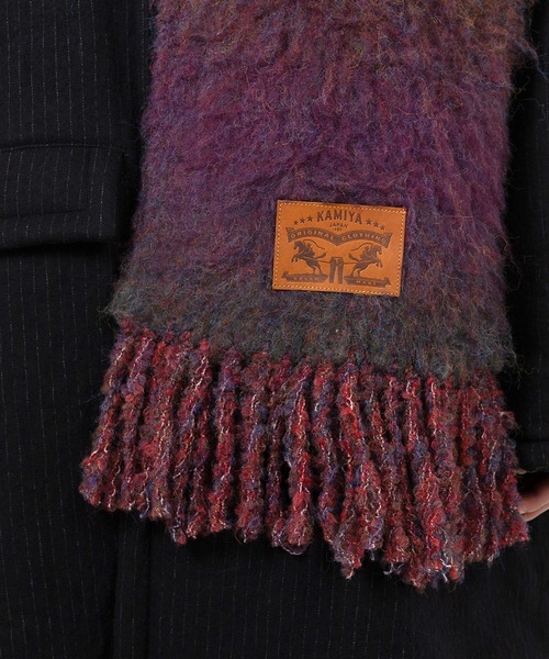 Gradation Knit Muffler（マフラー）｜KAMIYA（カミヤ）のファッション