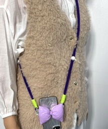 Mayree（メイリー）の「カラフルリボン付きスマホショルダー【YC】（スマホグッズ）」