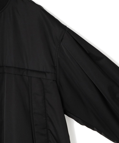 ADAM ET ROPE'（アダムエロペ）の「【WEB限定】・【定番人気】パフスリーブMA1（MA-1・レディース・ブラック/ダークブラウン・FREE）」の20枚目の写真