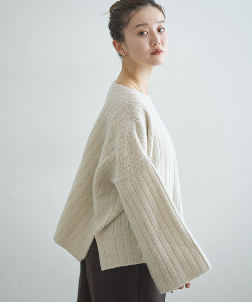 ワイドリブボートプルオーバー（ニット/セーター）｜IENA（イエナ）の