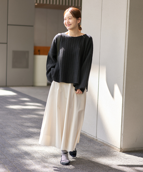 セール】ワイドリブボートプルオーバー（ニット/セーター）｜IENA