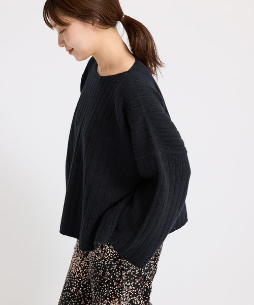 セール】ワイドリブボートプルオーバー（ニット/セーター）｜IENA