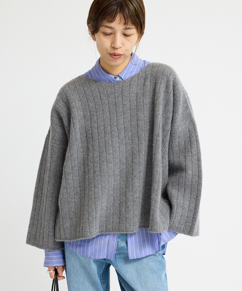 セール】ワイドリブボートプルオーバー（ニット/セーター）｜IENA