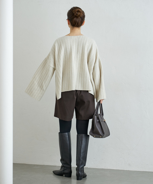 ワイドリブボートプルオーバー（ニット/セーター）｜IENA（イエナ）の