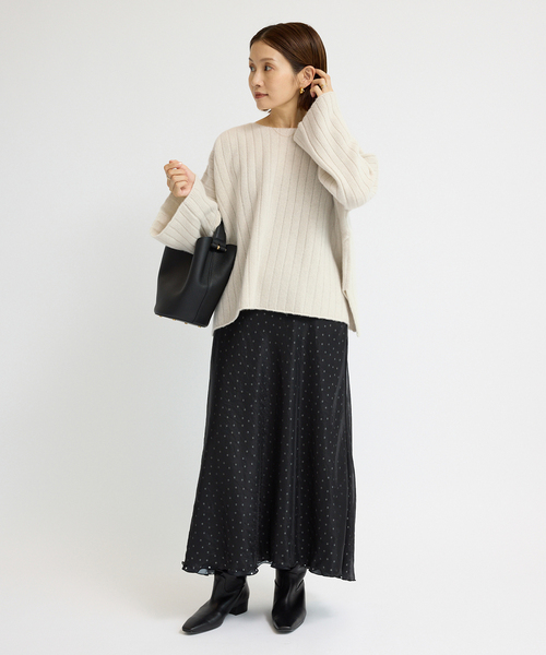 セール】ワイドリブボートプルオーバー（ニット/セーター）｜IENA