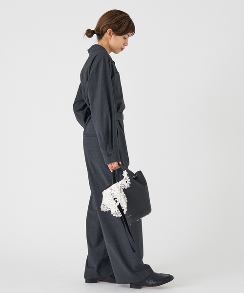 オープンカラージャンプスーツ（つなぎ/オールインワン）｜IENA