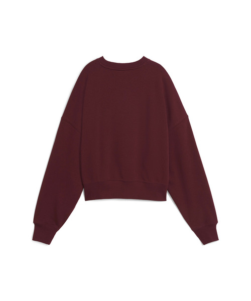 PUMA（プーマ）の「PUMA プーマ ウィメンズ ワードローブ ESS スポーツ レガシー II クルー スウェット（スウェット・レディース・ダークグリーン/ピンク系その他2・SMALL/MEDIUM/LARGE/X-LARGE）」の14枚目の写真