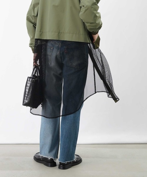 LUCA/LADY LUCK LUCA（ルカ/レディラックルカ）の「LC/LLL メッシュドッキングブルゾン（ブルゾン・レディース・カーキ/ブラック・FREE）」の21枚目の写真