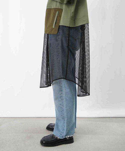 LUCA/LADY LUCK LUCA（ルカ/レディラックルカ）の「LC/LLL メッシュドッキングブルゾン（ブルゾン・レディース・カーキ/ブラック・FREE）」の12枚目の写真