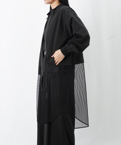 LUCA/LADY LUCK LUCA（ルカ/レディラックルカ）の「LC/LLL メッシュドッキングブルゾン（ブルゾン・レディース・カーキ/ブラック・FREE）」の10枚目の写真