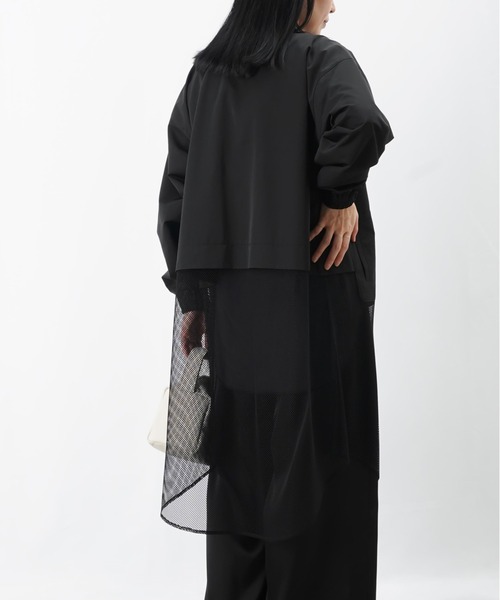 LUCA/LADY LUCK LUCA（ルカ/レディラックルカ）の「LC/LLL メッシュドッキングブルゾン（ブルゾン・レディース・カーキ/ブラック・FREE）」の6枚目の写真