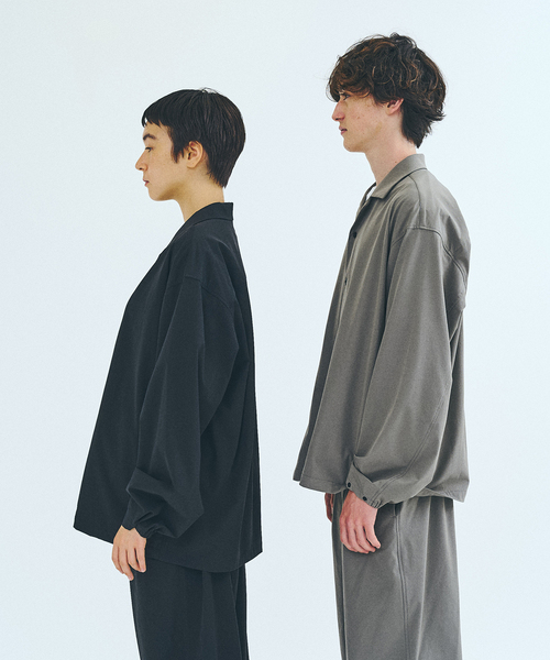 セール】オーバーサイズシャツ&ワイドスラックス UVカット