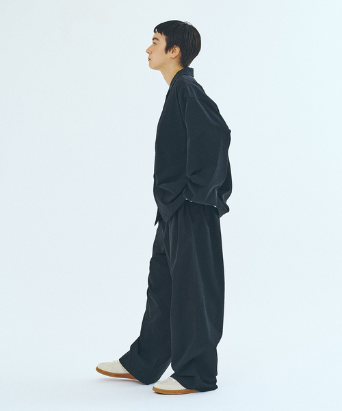 セール】オーバーサイズシャツ&ワイドスラックス UVカット