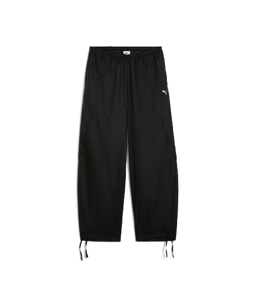 PUMA(プーマ)の「PUMA DARE TO WOVEN PANTS(プーマ DARE TO ウーブン パンツ)(スウェットパンツ・レディース・オリーブ系/ブラック系・MEDIUM/SMALL/LARGE)」の3枚目の写真