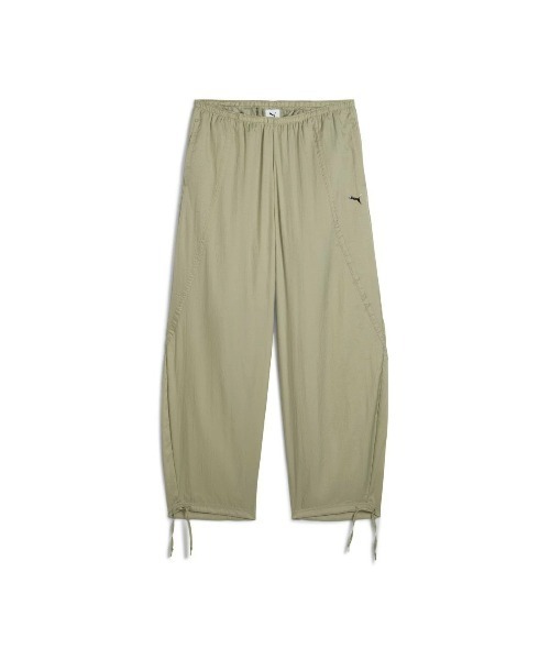 PUMA(プーマ)の「PUMA DARE TO WOVEN PANTS(プーマ DARE TO ウーブン パンツ)(スウェットパンツ・レディース・オリーブ系/ブラック系・MEDIUM/SMALL/LARGE)」の9枚目の写真