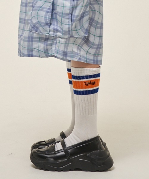 EFFECTEN（エフェクテン）の「mko13161- Utility embroidery line sox ラインソックス(ef404-27)（ソックス/靴下・メンズ・ホワイト系その他2/ホワイト系その他・2）」の11枚目の写真