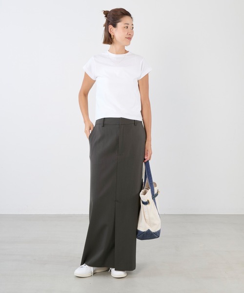 HANES(ヘインズ)の「【Hanes×THE DODO JEAN】2P クルーネックショートスリーブ・ロングスリーブTシャツ by THE DODO JEAN(Tシャツ/カットソー・レディース・ホワイト/ブラック・M)」の4枚目の写真