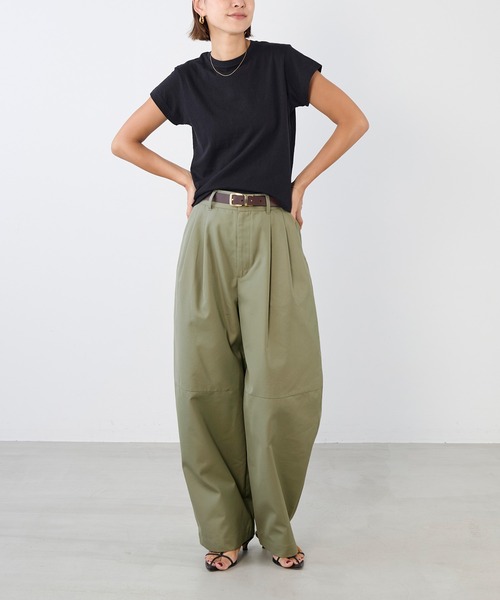 HANES(ヘインズ)の「【Hanes×THE DODO JEAN】2P クルーネックショートスリーブ・ロングスリーブTシャツ by THE DODO JEAN(Tシャツ/カットソー・レディース・ホワイト/ブラック・M)」の17枚目の写真