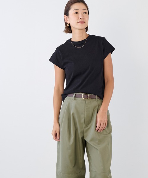 HANES(ヘインズ)の「【Hanes×THE DODO JEAN】2P クルーネックショートスリーブ・ロングスリーブTシャツ by THE DODO JEAN(Tシャツ/カットソー・レディース・ホワイト/ブラック・M)」の18枚目の写真