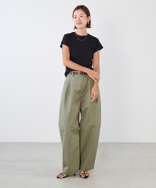 HANES(ヘインズ)の「【Hanes×THE DODO JEAN】2P クルーネックショートスリーブ・ロングスリーブTシャツ by THE DODO JEAN(Tシャツ/カットソー・レディース・ホワイト/ブラック・M)」の19枚目の写真