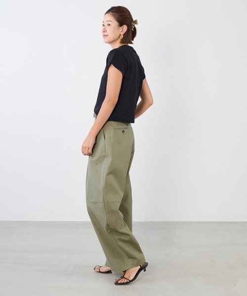 HANES(ヘインズ)の「【Hanes×THE DODO JEAN】2P クルーネックショートスリーブ・ロングスリーブTシャツ by THE DODO JEAN(Tシャツ/カットソー・レディース・ホワイト/ブラック・M)」の20枚目の写真