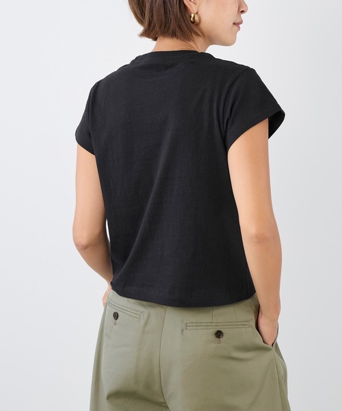 HANES(ヘインズ)の「【Hanes×THE DODO JEAN】2P クルーネックショートスリーブ・ロングスリーブTシャツ by THE DODO JEAN(Tシャツ/カットソー・レディース・ホワイト/ブラック・M)」の21枚目の写真