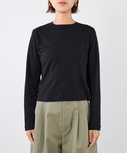 HANES(ヘインズ)の「【Hanes×THE DODO JEAN】2P クルーネックショートスリーブ・ロングスリーブTシャツ by THE DODO JEAN(Tシャツ/カットソー・レディース・ホワイト/ブラック・M)」の22枚目の写真