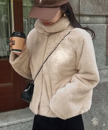 2wayフェイクファーコート
