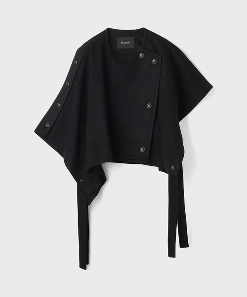 Diagram（ダイアグラム）の「ライトビーバーポンチョ（ポンチョ・レディース・ブラック/ベージュ・36）」の10枚目の写真